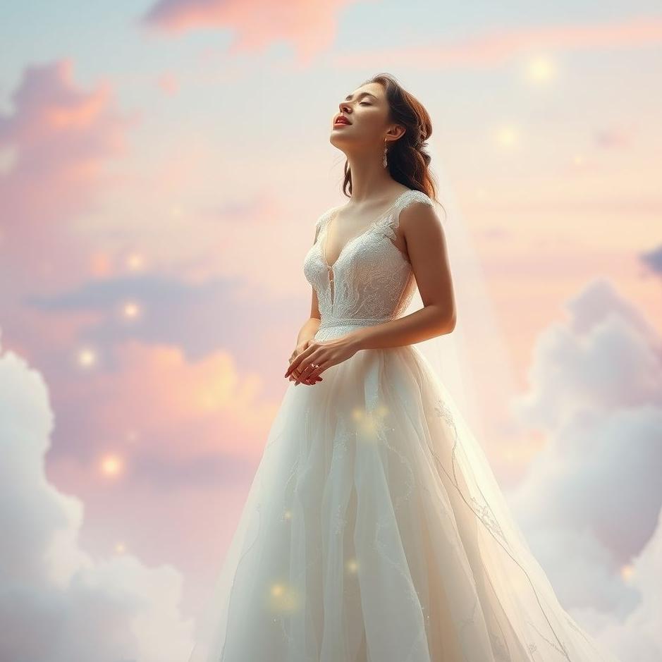 Dream : Singing in a wedding dress in a dream