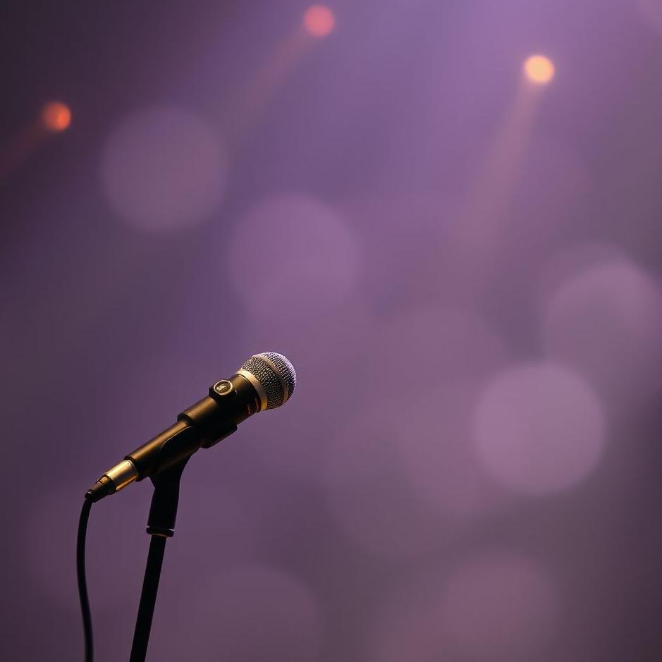 Dream : Singing on a microphone in a dream