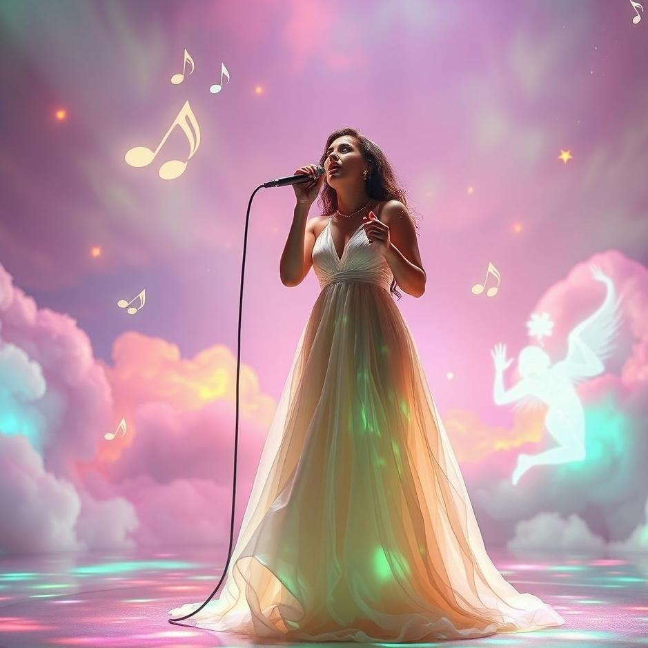 Dream : Singing on stage in a dream