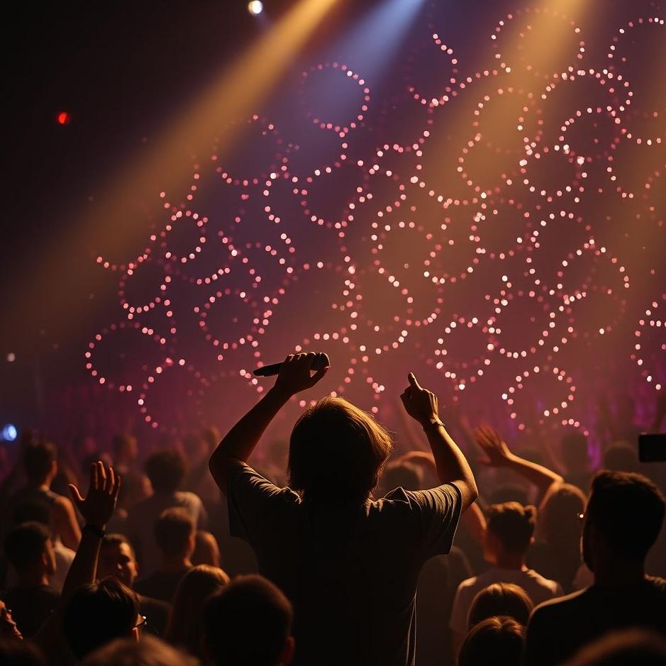 Dream : Singing to the crowd in a dream