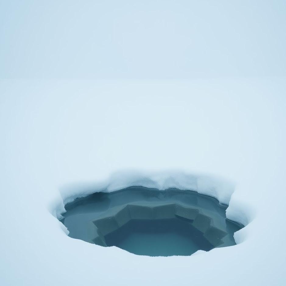 Dream : Sinking into snow water in a dream