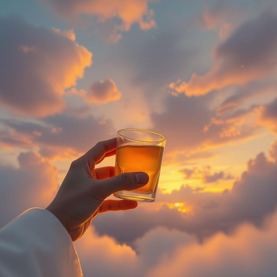 Dream : Sipping a drink in a dream