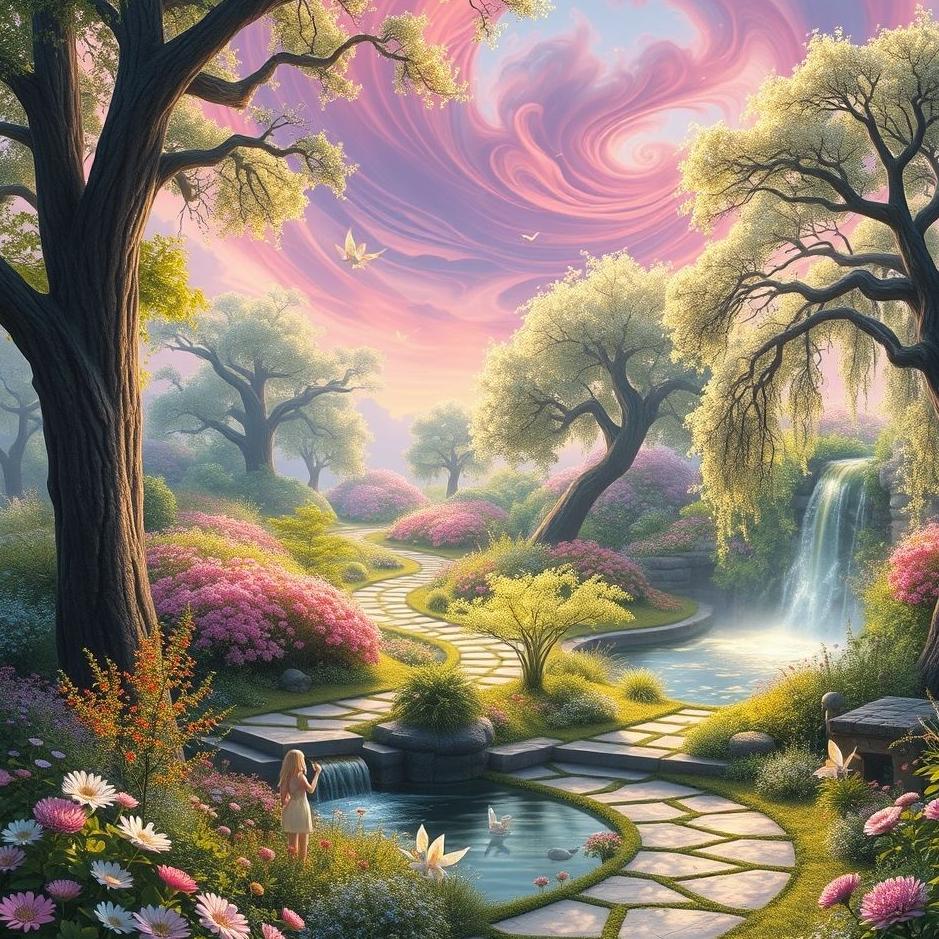 Dream : Site garden in a dream