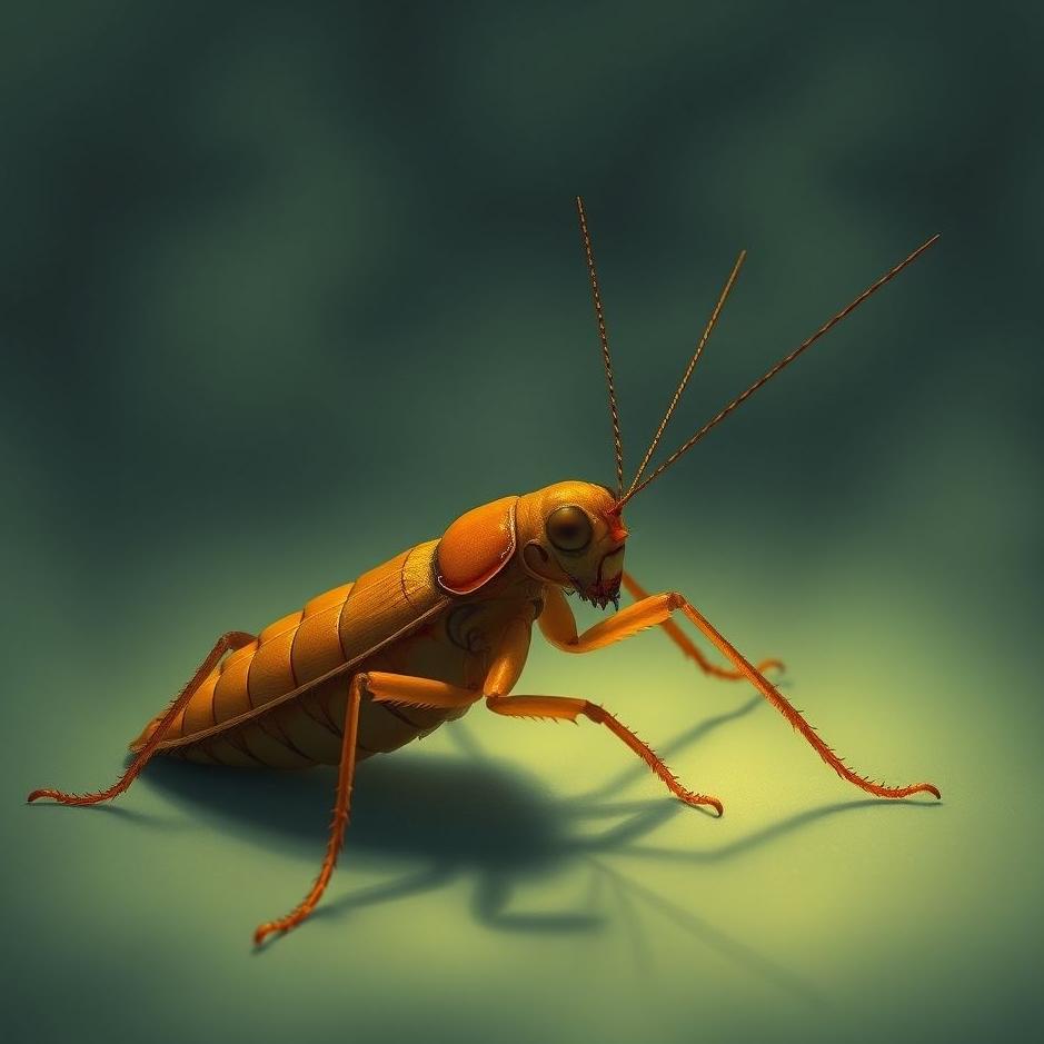 Dream : Sits the foot cockroach in the dream