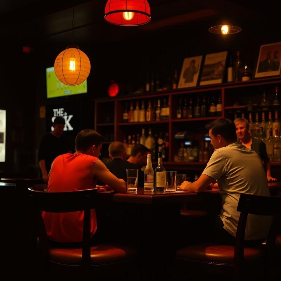 Dream : Sitting at a bar