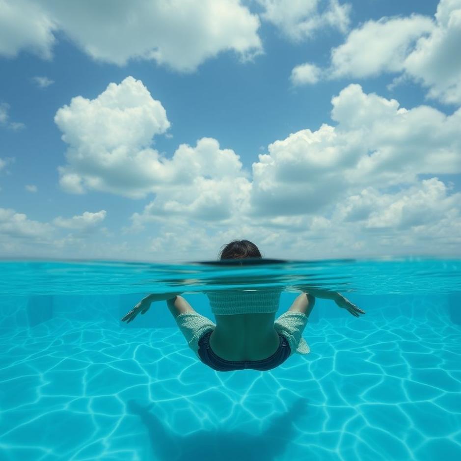 Dream : Sitting at the bottom of a pool in a dream
