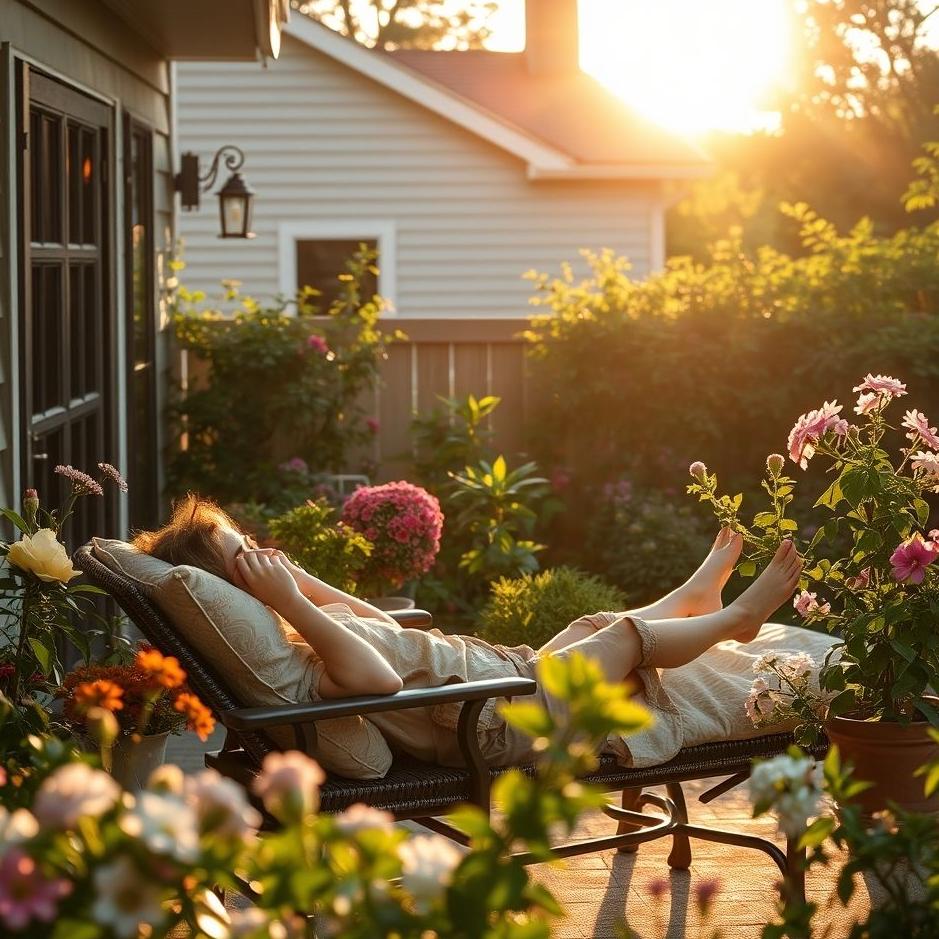 Dream : Sitting at the neighbor's in a dream