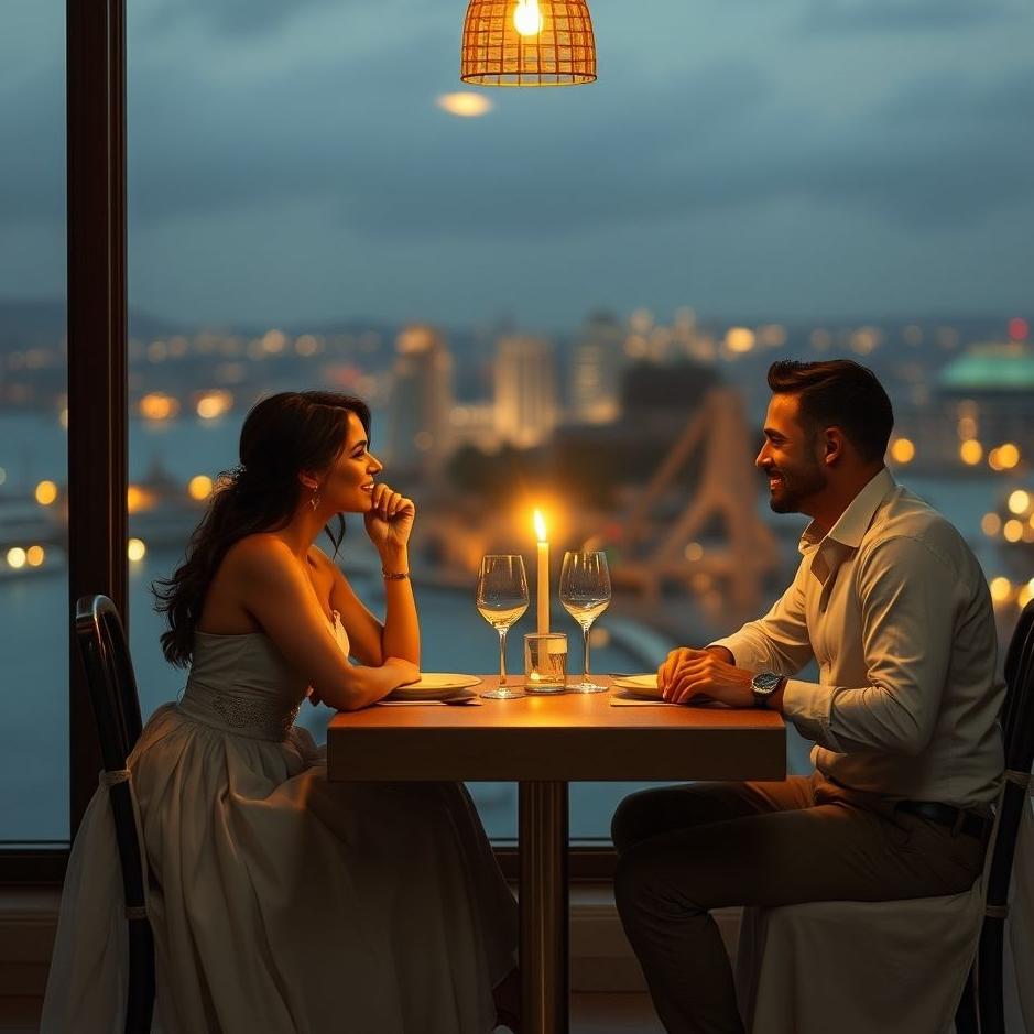 Dream : Sitting at the same table with the man you love in your dream