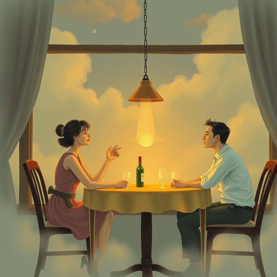 Dream : Sitting at the table and chatting in a dream