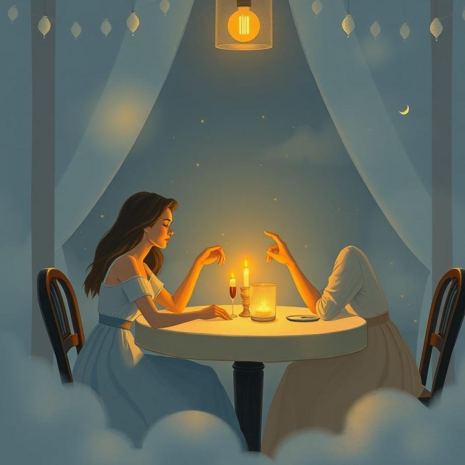 Dream : Sitting at the table with your loved one in a dream