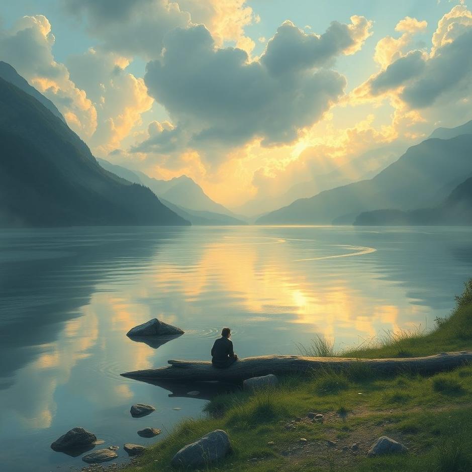 Dream : Sitting by the river in a dream