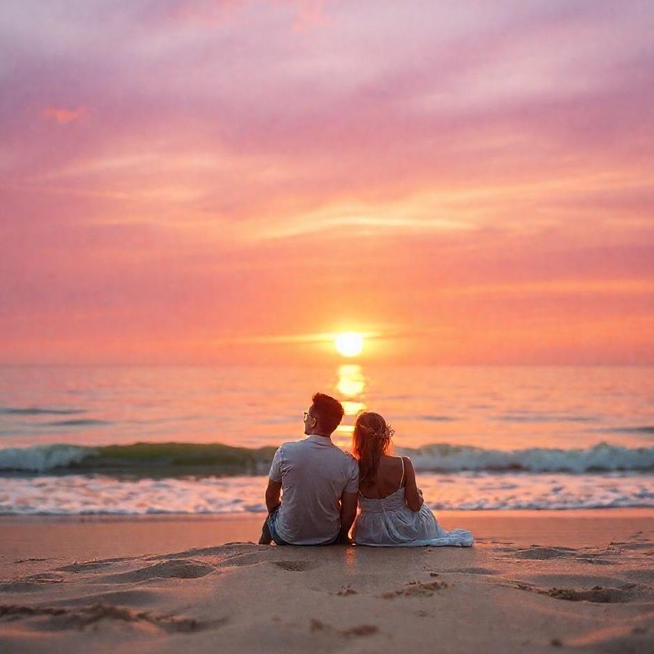 Dream : Sitting by the sea with your spouse in a dream