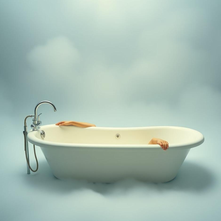 Dream : Sitting in a bathtub in a dream