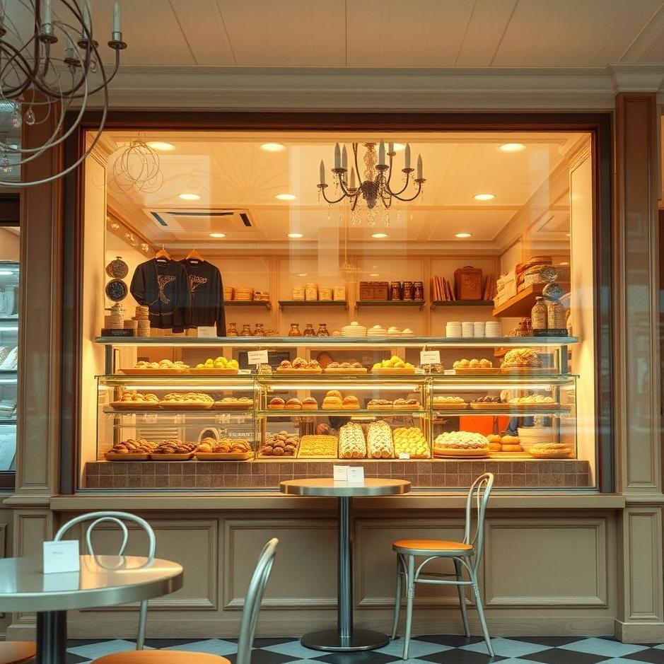 Dream : Sitting in a pastry shop in a dream