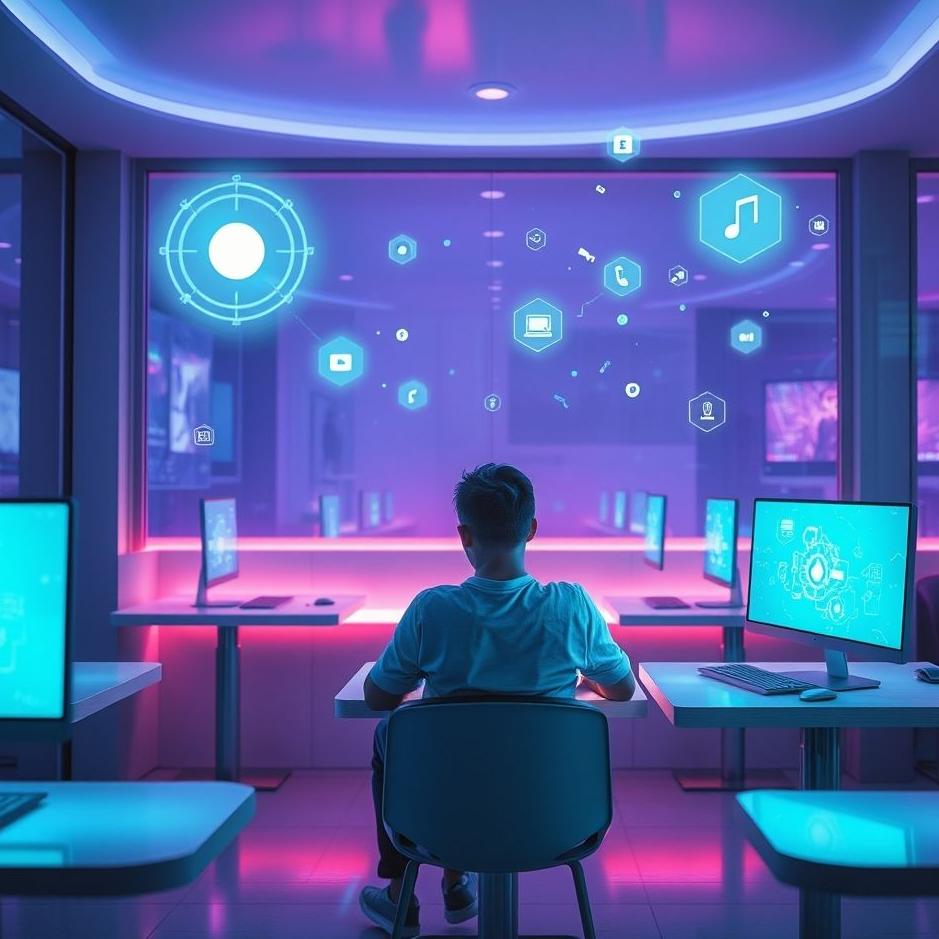 Dream : Sitting in an internet cafe in a dream