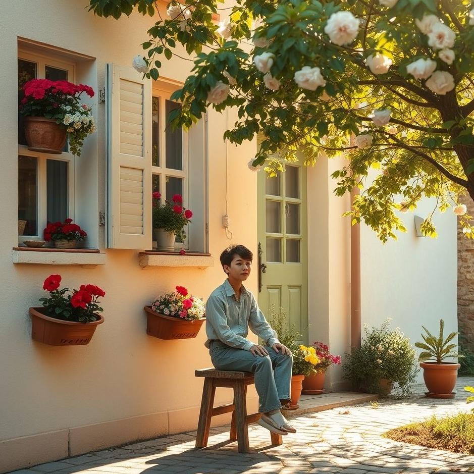 Dream Dictionary : Sitting in front of the apartment in the dream