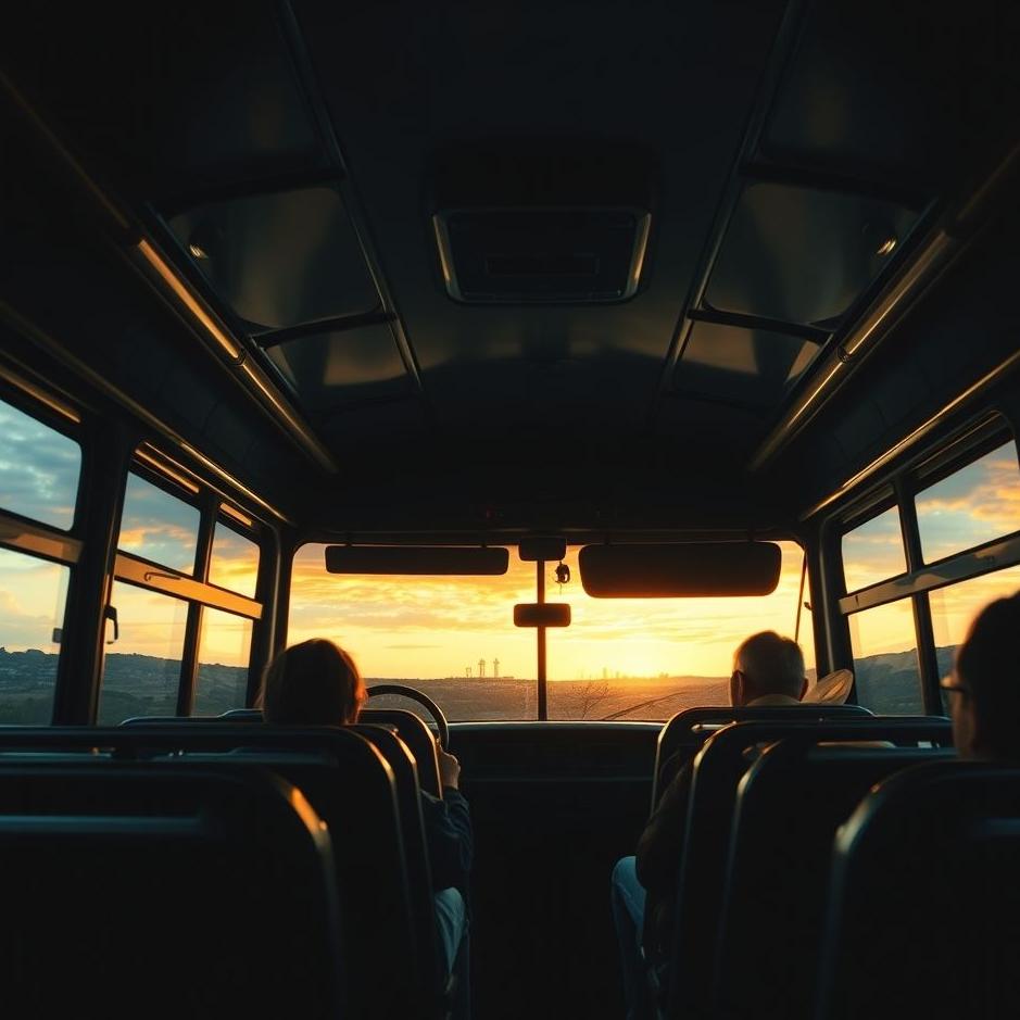 Dream : Sitting in the front of the bus in a dream
