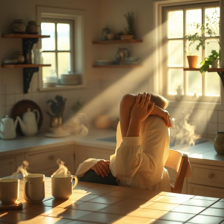 Dream : Sitting in the kitchen in a dream