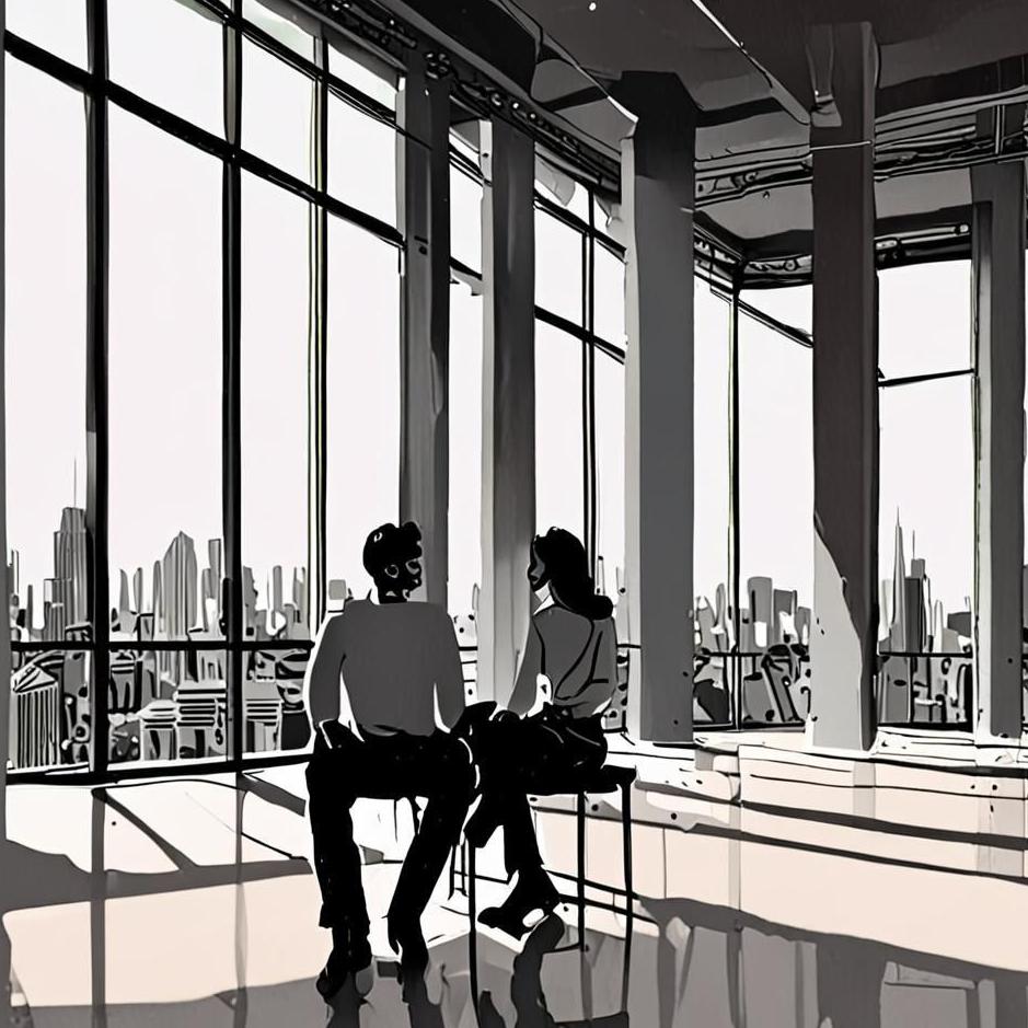 Dream : Sitting in the same building with your lover in your dream