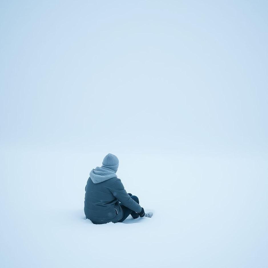 Dream : Sitting in the snow in a dream