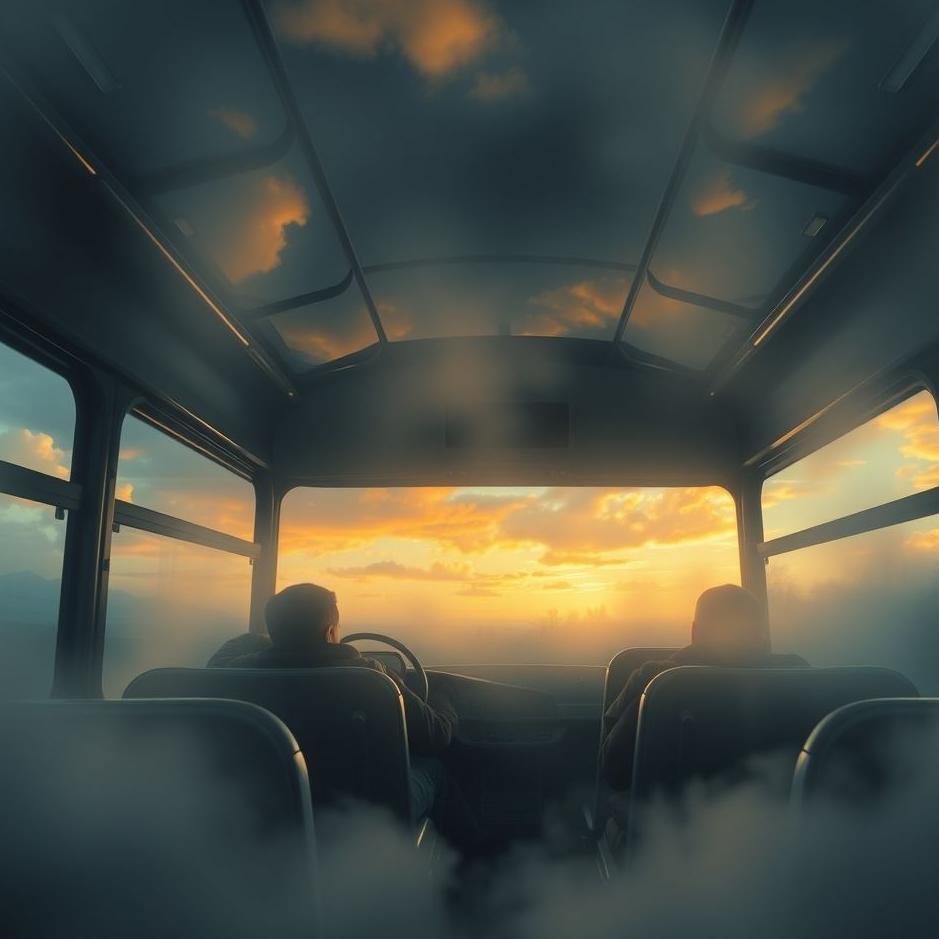 Dream : Sitting on a bus in a dream