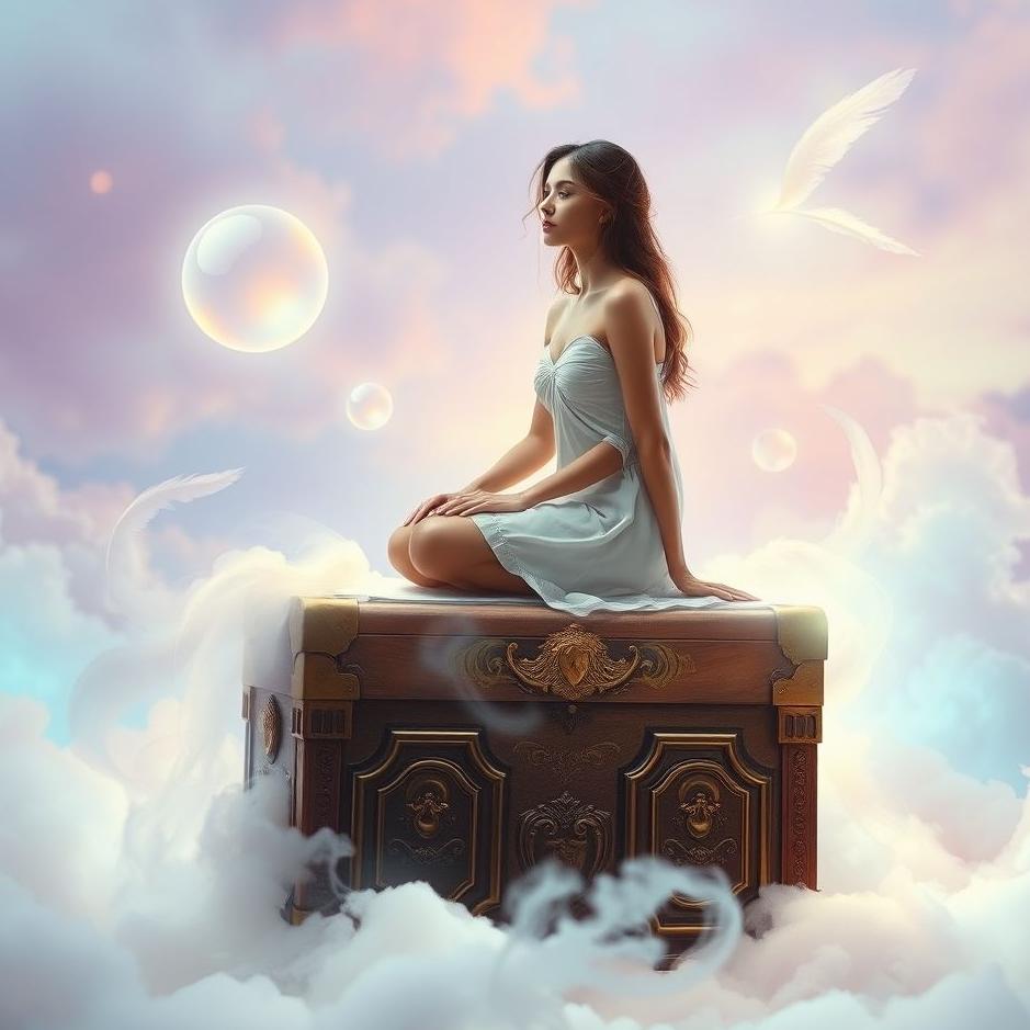 Dream : Sitting on a chest in a dream