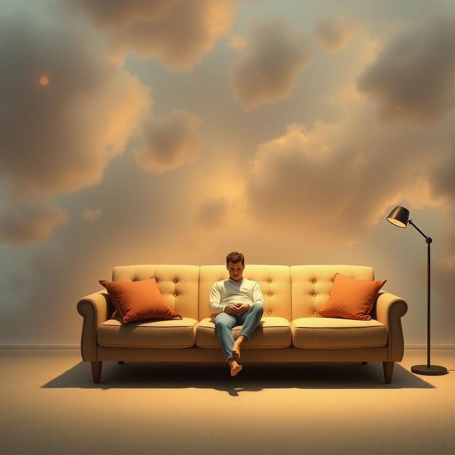 Dream : Sitting on a sofa in a dream