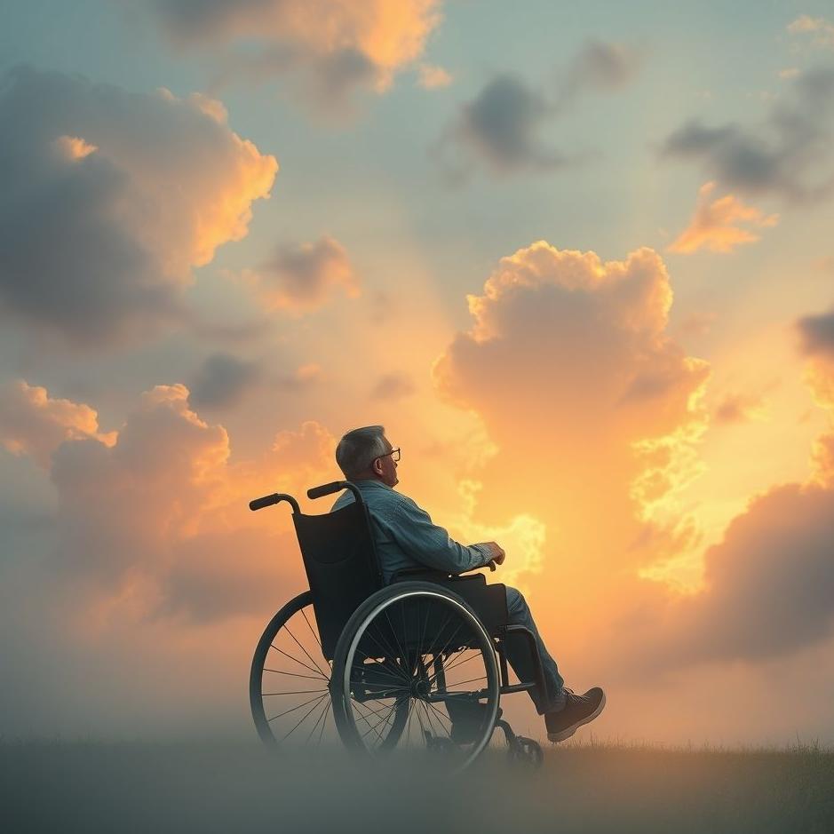 Dream : Sitting on a wheelchair in a dream