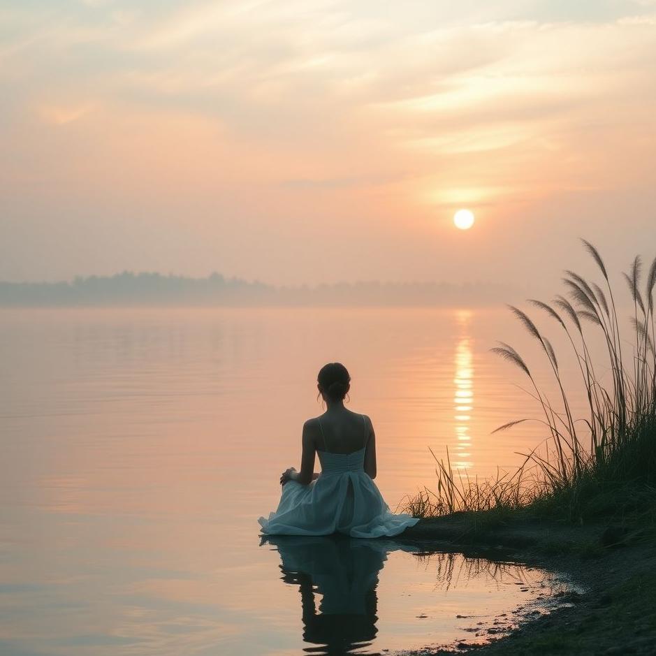 Dream : Sitting on the bank of a river in a dream