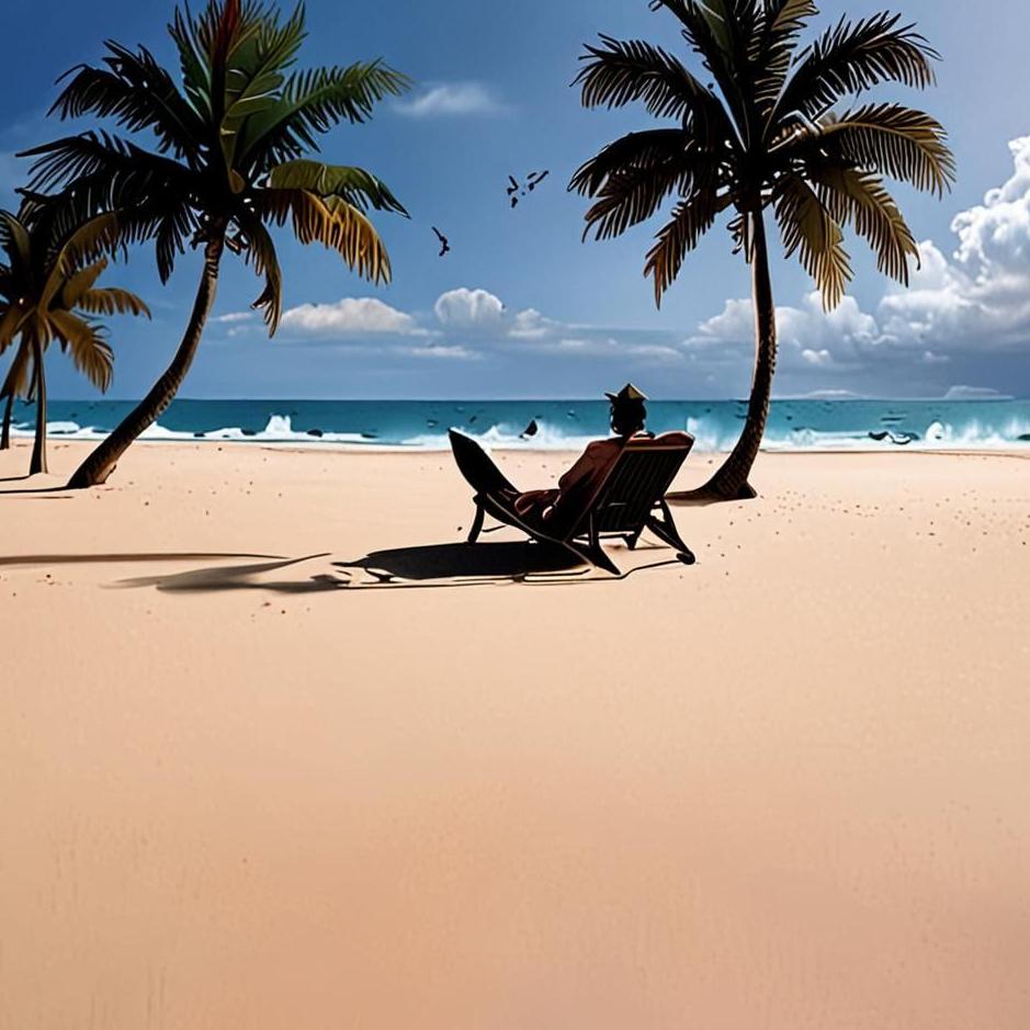 Dream : Sitting on the beach in a dream