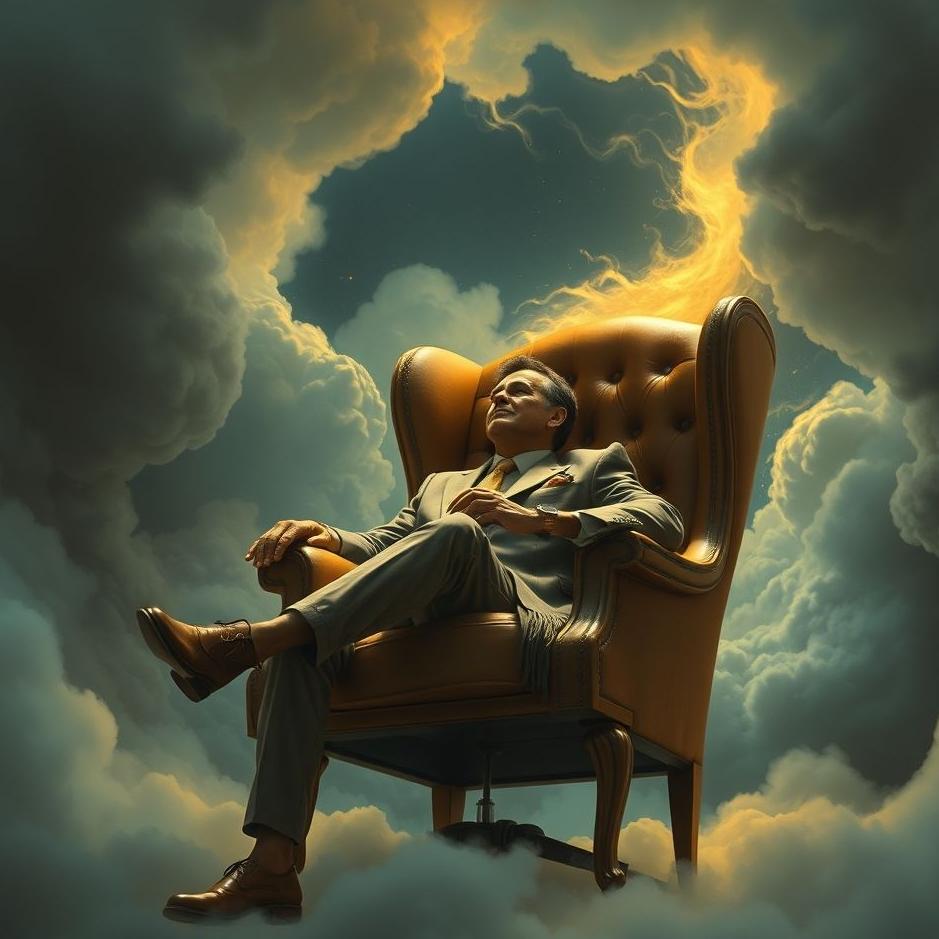 Dream : Sitting on the boss's chair in a dream