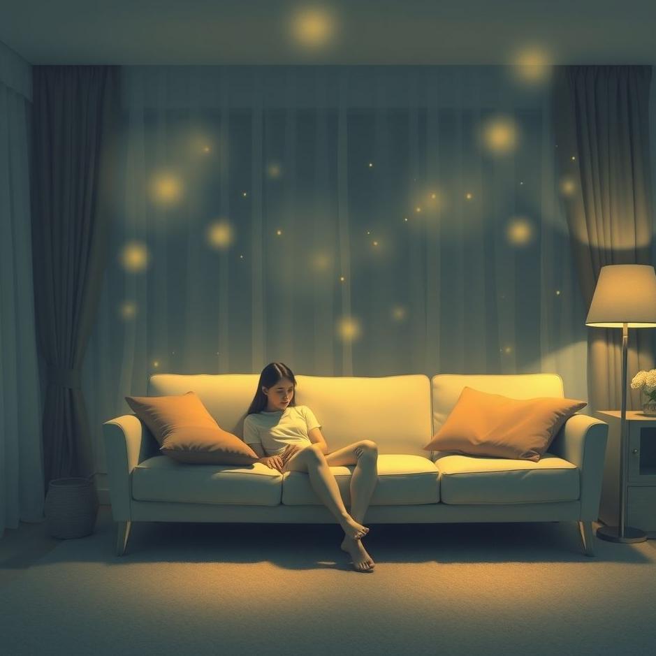 Dream : Sitting on the couch in a dream