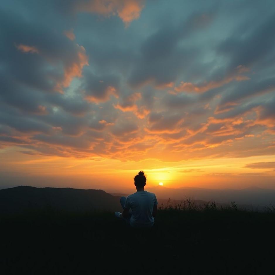 Dream : Sitting on the ground in a dream