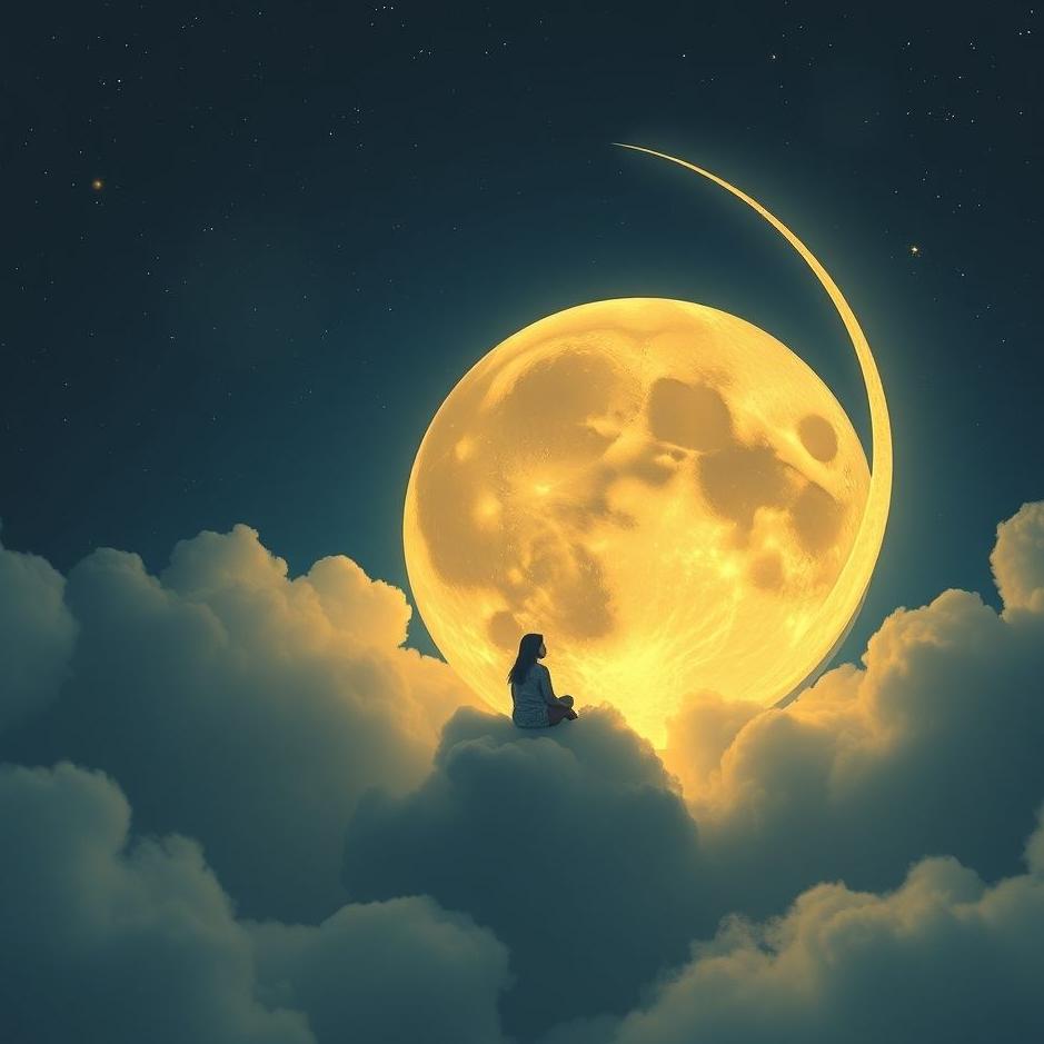 Dream Dictionary : Sitting on the moon in the dream