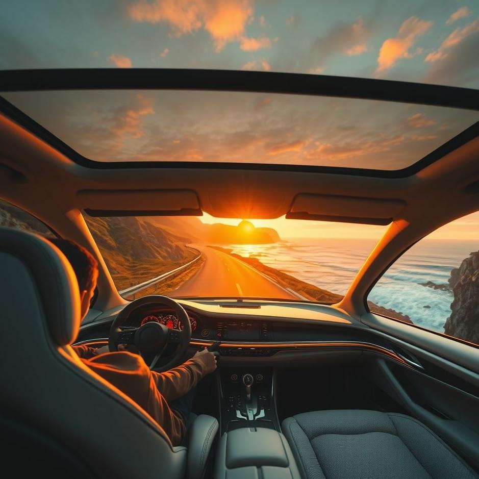 Dream : Sitting on the side seat on the car in the dream