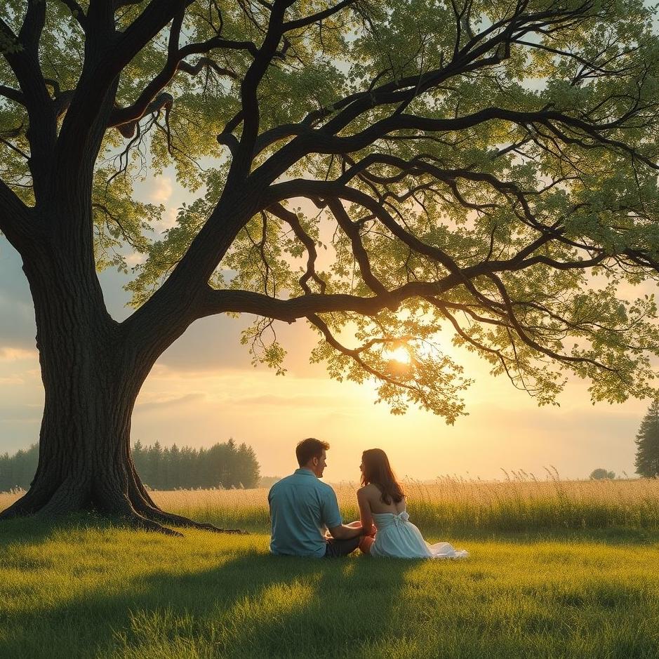 Dream : Sitting under a tree with your lover in a dream