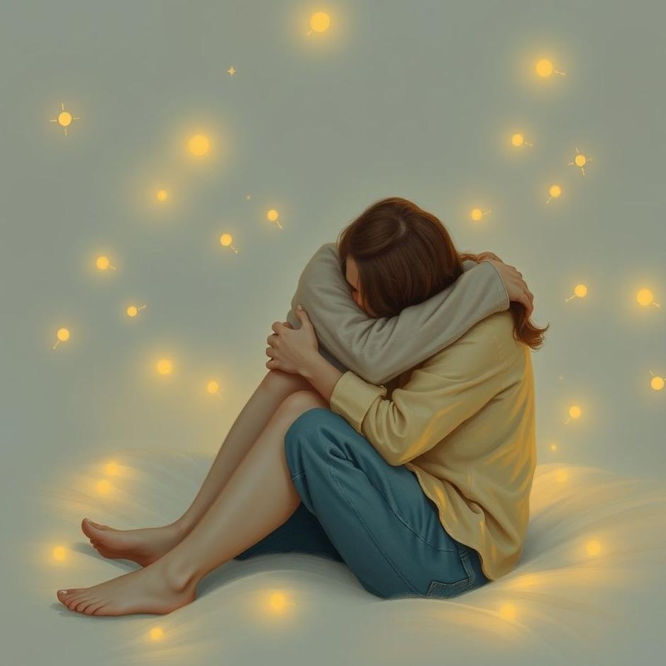 Dream : Sitting while hugging in a dream