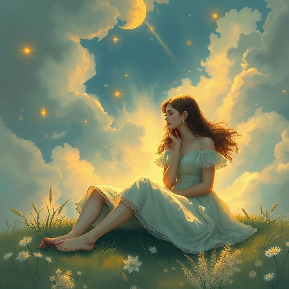 Dream : Sitting with a beautiful girl in a dream