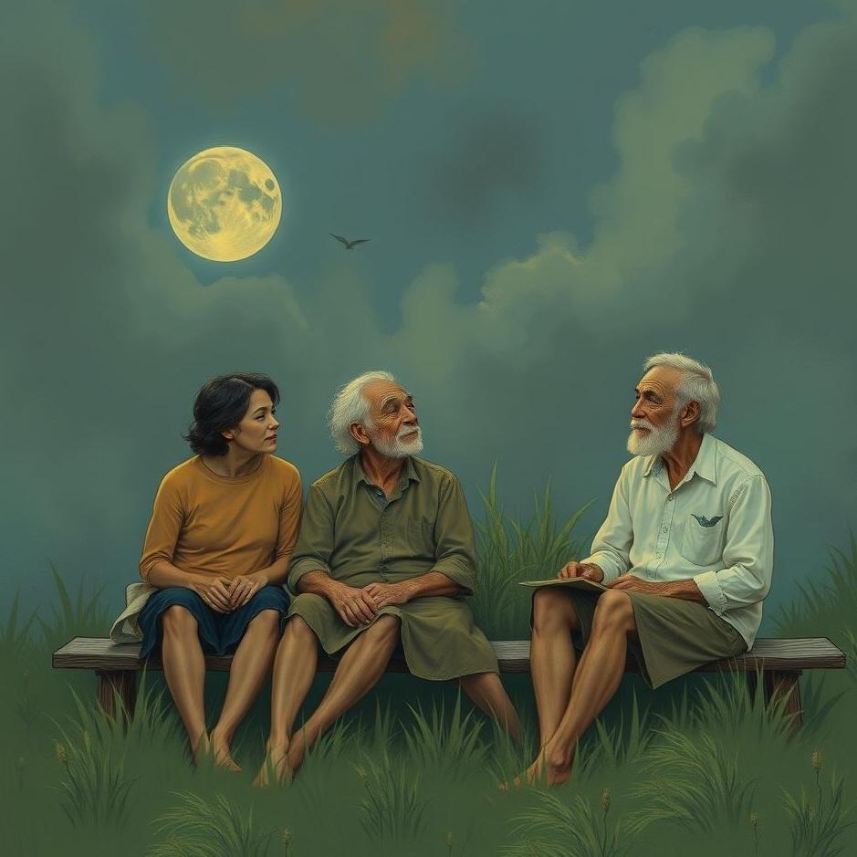 Dream : Sitting with old friends in a dream