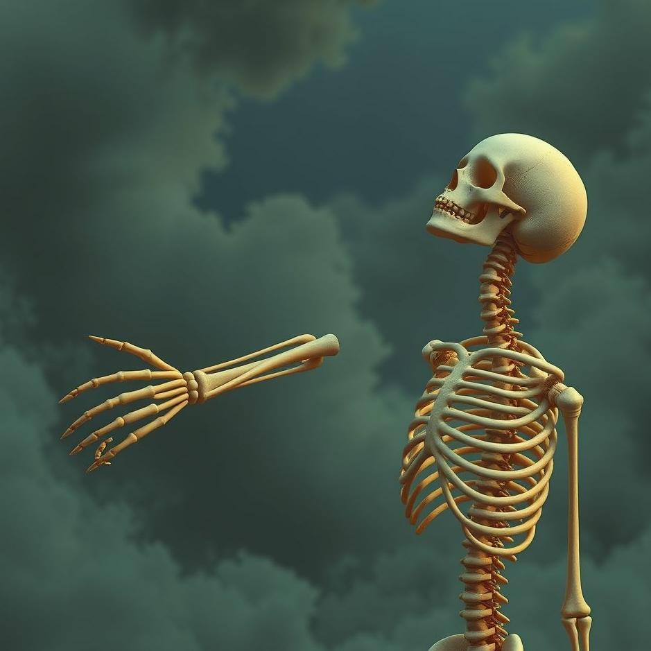Dream : Skeleton arm in a dream