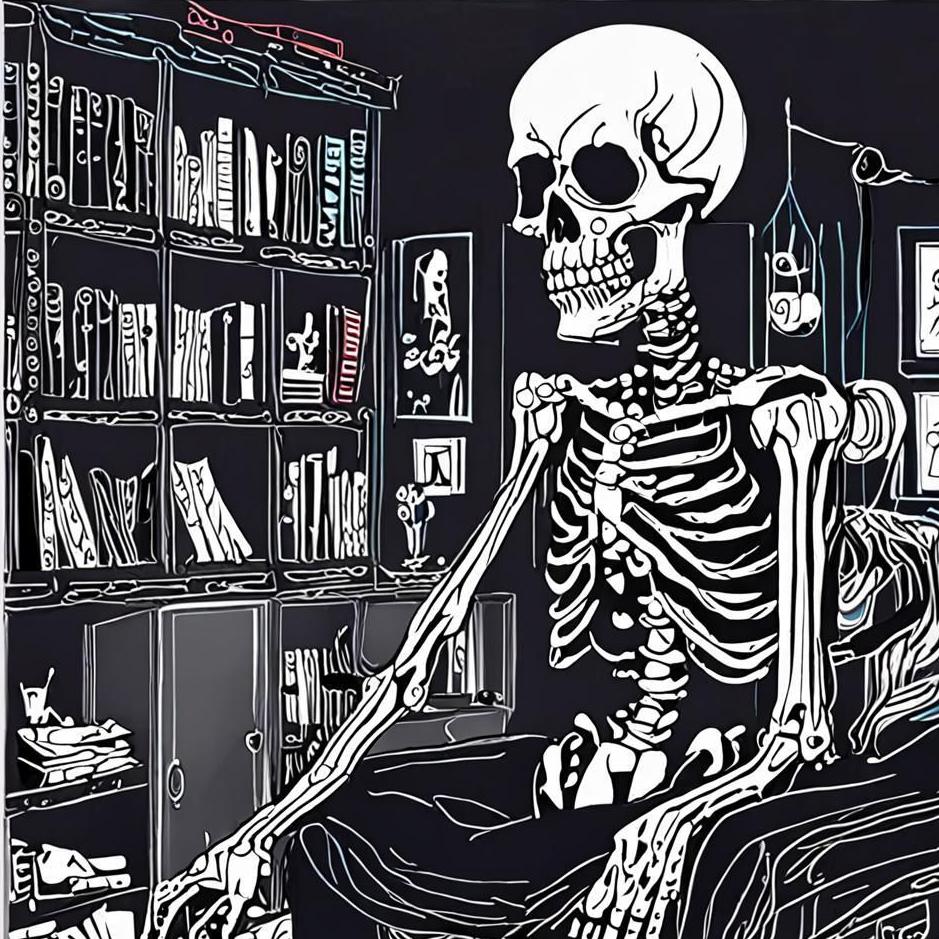 Dream : Skeleton man in a dream