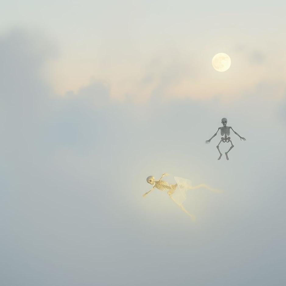 Dream : Skeleton parts in a dream