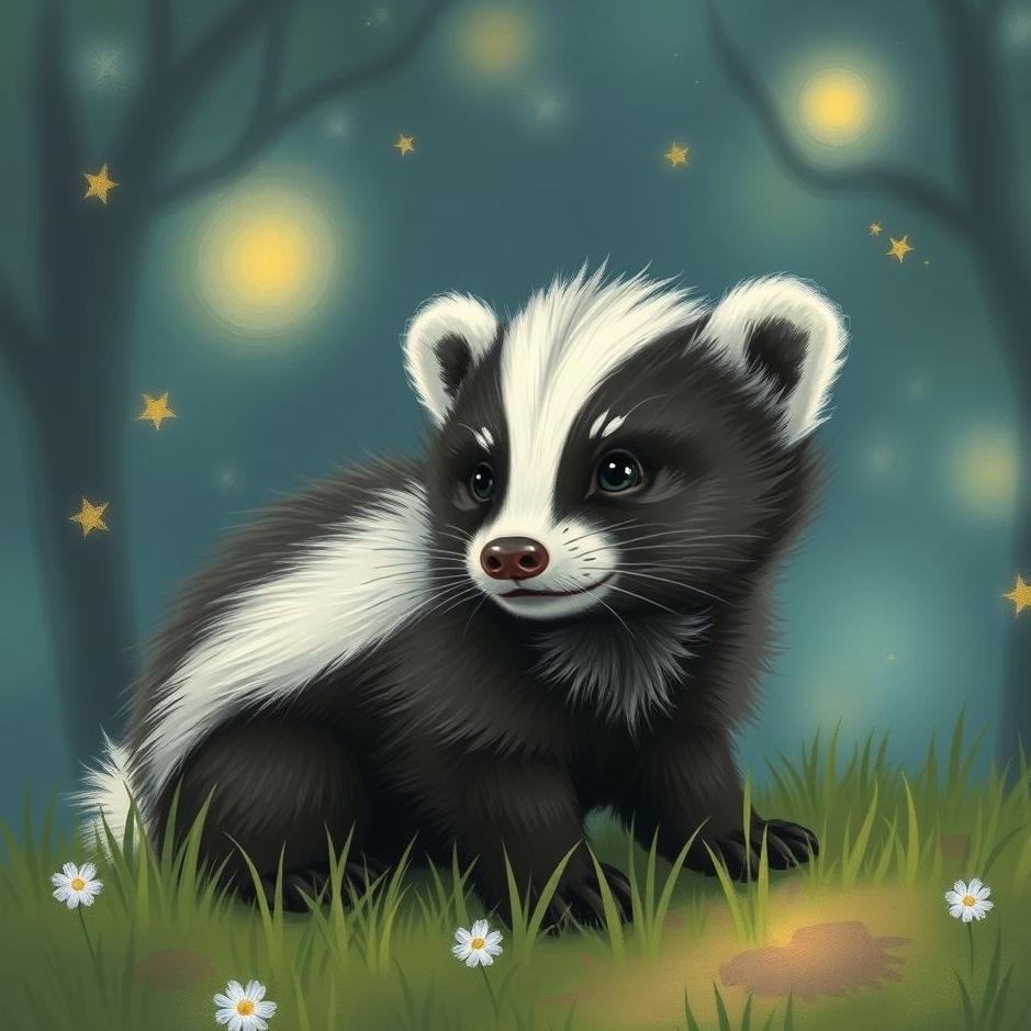 Dream : Skunk cub in a dream