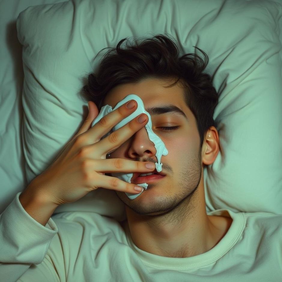 Dream : Slapping your own face in a dream