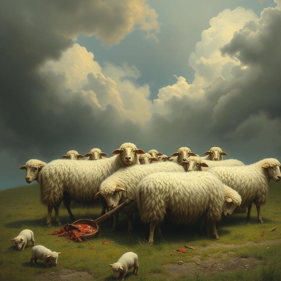 Dream : Slaughtered sheep in a dream