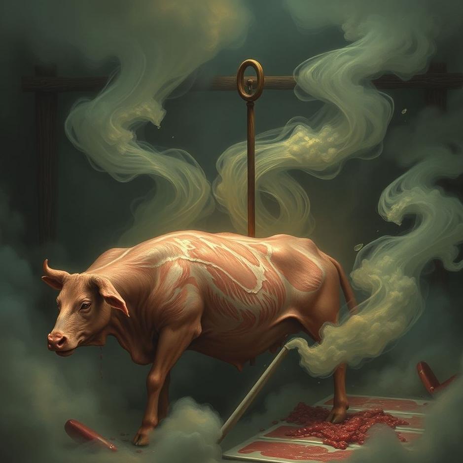 Dream : Slaughterhouse meat in a dream