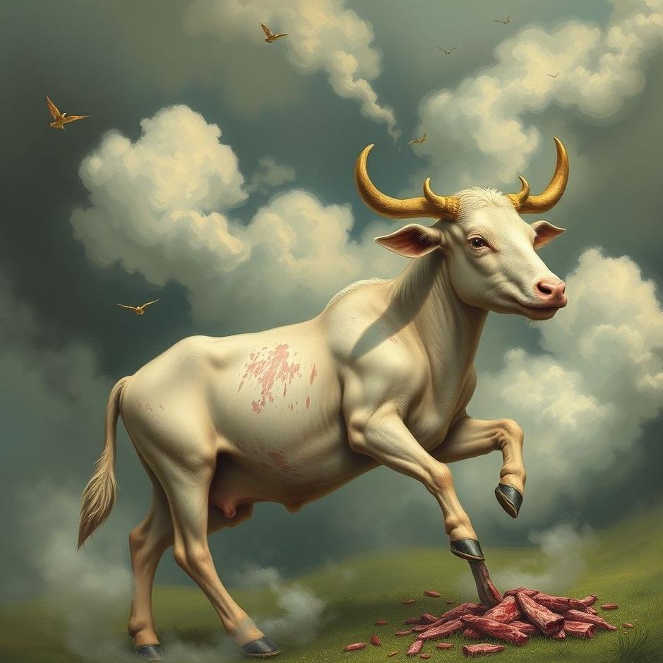 Dream : Slaughtering and distributing an animal in a dream