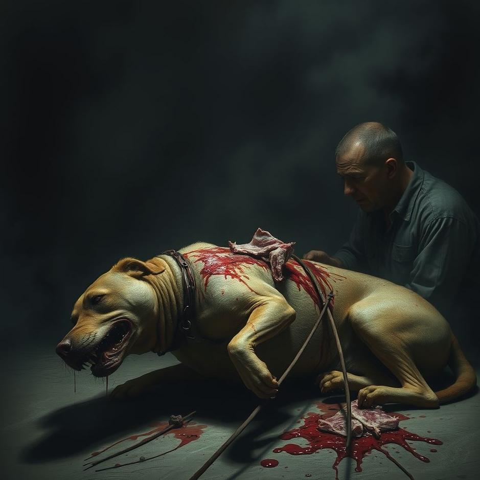 Dream : Slaughtering and eating a dog in a dream