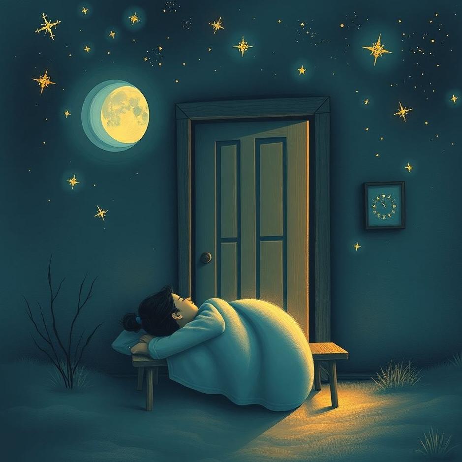 Dream : Sleeping at the door in a dream
