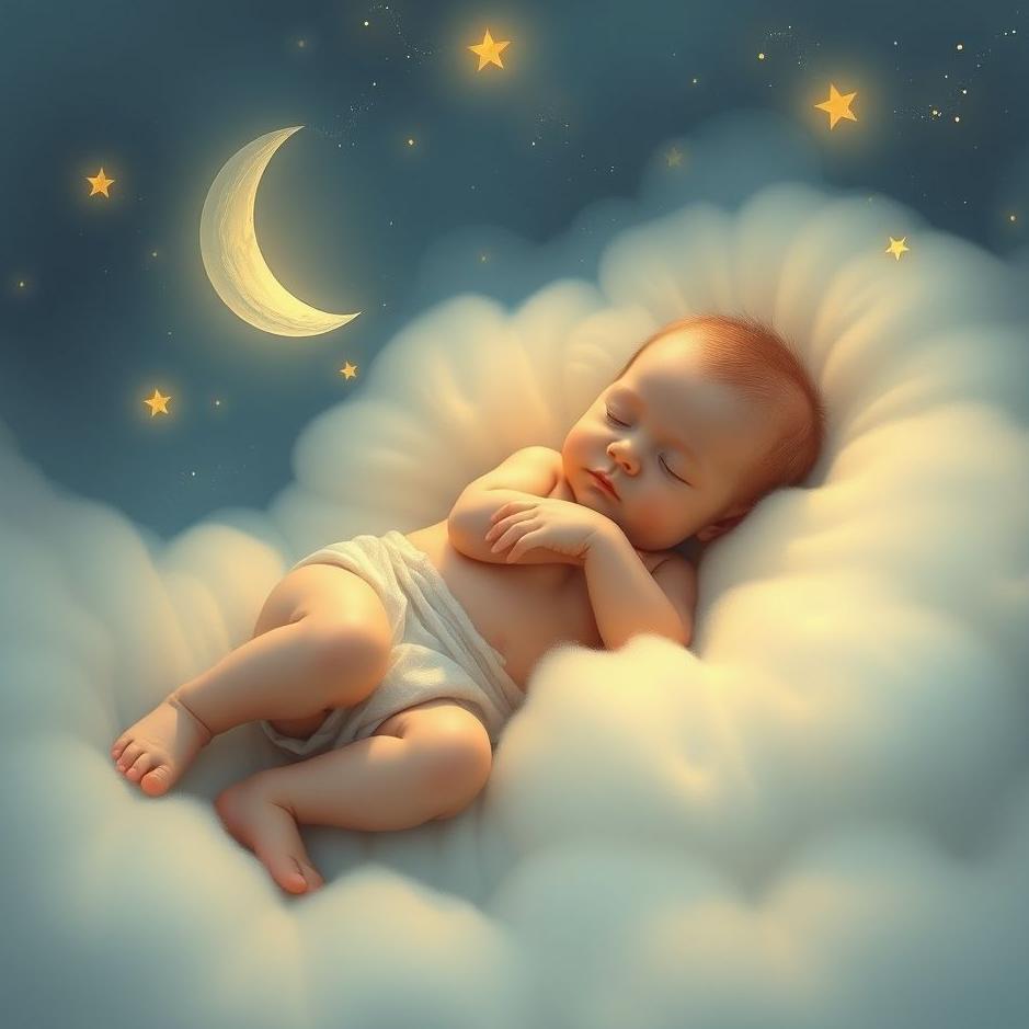 Dream : Sleeping baby standing in the dream